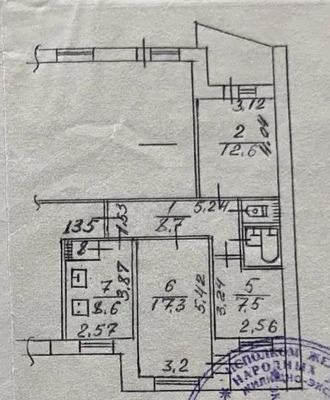 Продам трехкомнатную (3-комн.) квартиру, Маршала Жукова ул, 35, Симферополь г