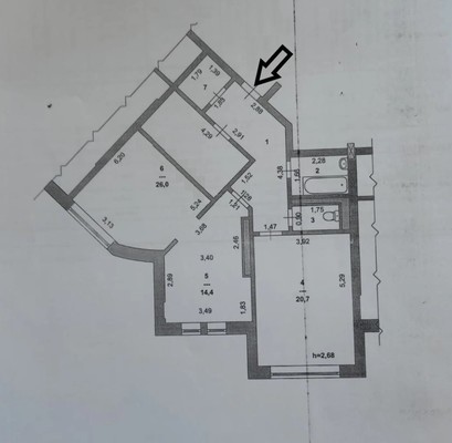 Продам трехкомнатную (3-комн.) квартиру, Объездная ул, 10, Ханты-Мансийск г