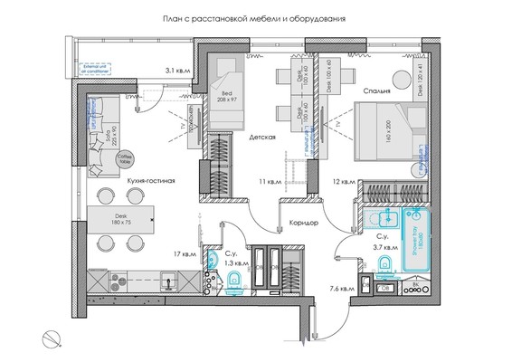 Продам трехкомнатную (3-комн.) квартиру, Сосновая ул, 1к1, Котельники г