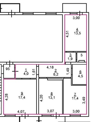 Продам трехкомнатную (3-комн.) квартиру, И.Г.Лексина ул, 48а, Симферополь г