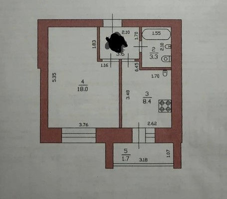 Продам однокомнатную (1-комн.) квартиру, Липовая ул, 10, Семеновка с