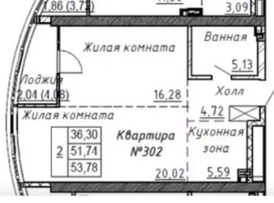 Продам двухкомнатную (2-комн.) квартиру, Береговая ул, 6, Ростов-на-Дону г