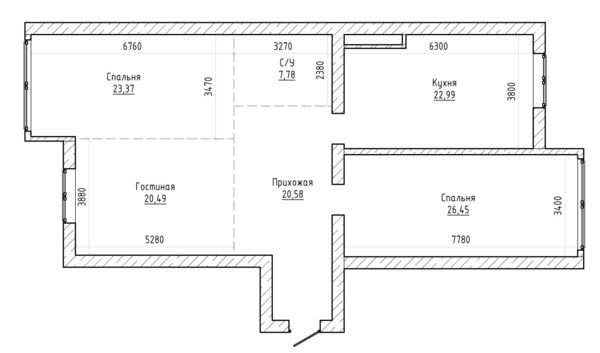 Продам трехкомнатную (3-комн.) квартиру, Ватутина ул, 29, Нальчик г