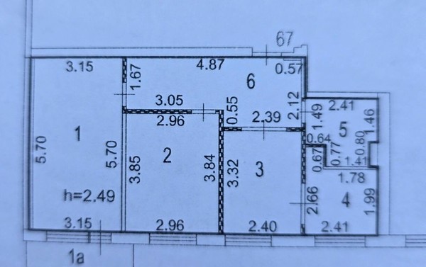 Продам трехкомнатную (3-комн.) квартиру, Народного Ополчения ул, 44к1, Москва г