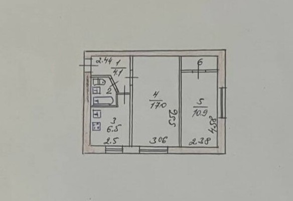 Продам двухкомнатную (2-комн.) квартиру, Гайдара ул, 14, Симферополь г