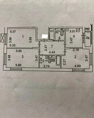 Продам трехкомнатную (3-комн.) квартиру, Русаковская ул, 2к3, Москва г