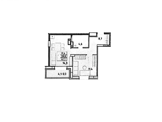Продам однокомнатную (1-комн.) квартиру, Карпинского ул, 14, Пермь г