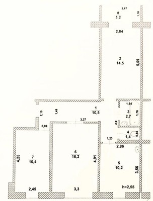 Продам трехкомнатную (3-комн.) квартиру, Сирина ул, 76, Ханты-Мансийск г