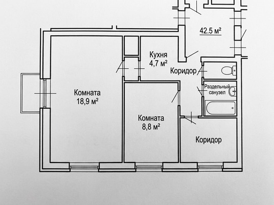 Продам двухкомнатную (2-комн.) квартиру, Ленинградская ул, 70к2, Песочный п