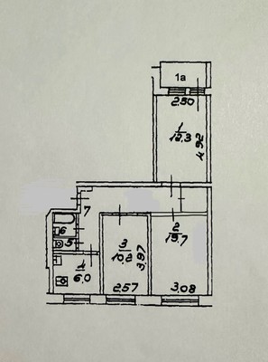 Продам трехкомнатную (3-комн.) квартиру, Лескова ул, 10кА, Москва г