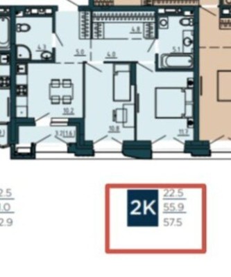 Продам двухкомнатную (2-комн.) квартиру (долевое), Газеты Звезда ул, 5, Пермь г