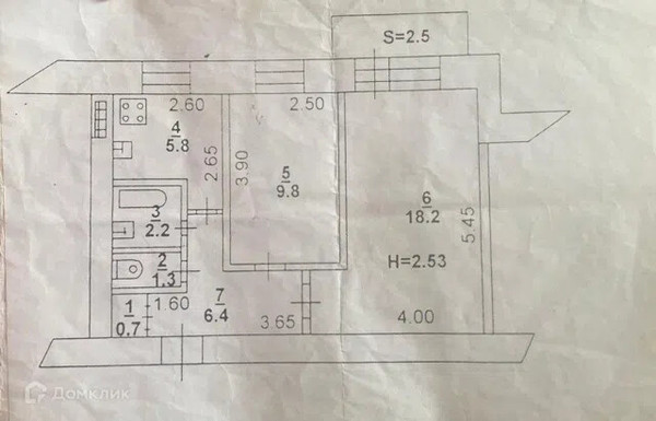 Продам двухкомнатную (2-комн.) квартиру, Профсоюзная ул, 45, Ростов-на-Дону г