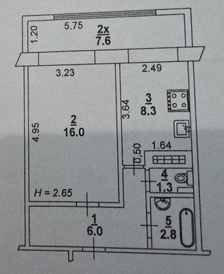 Продам однокомнатную (1-комн.) квартиру, Верхоянский пер, 11, Ростов-на-Дону г