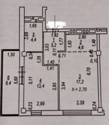 Продам двухкомнатную (2-комн.) квартиру, 16-я линия ул, 61/30, Ростов-на-Дону г