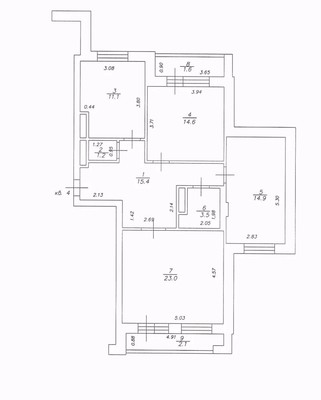 Продам трехкомнатную (3-комн.) квартиру, Лесгафта ул, 3, Казань г
