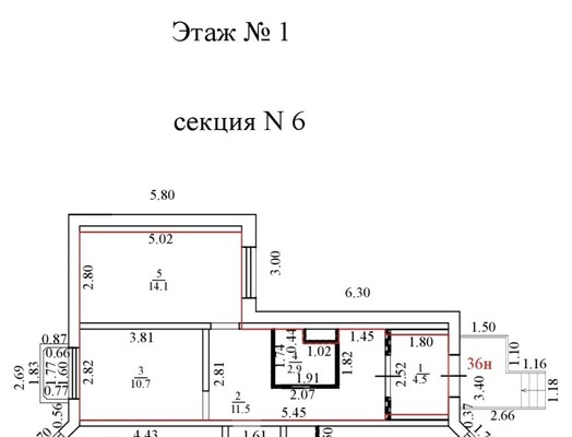 Продам однокомнатную (1-комн.) квартиру, 3 (Восточный р-н) мкр, 18, Звенигород г