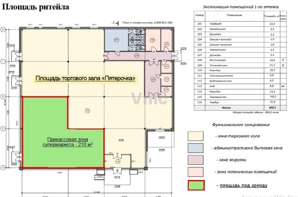Продам коммерческое помещение 903,5 м2, Александровка ул, 4, Зеленоград г