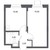 Продам однокомнатную (1-комн.) квартиру, 1-й проезд, 8, Красково п
