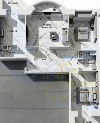 Продам трехкомнатную (3-комн.) квартиру, Молодцова ул, 19к2, Москва г
