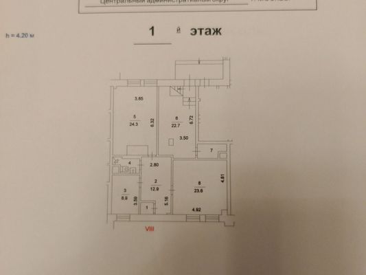 Сдам коммерческое помещение 147 м2, Большой Сухаревский пер, 11, Москва г
