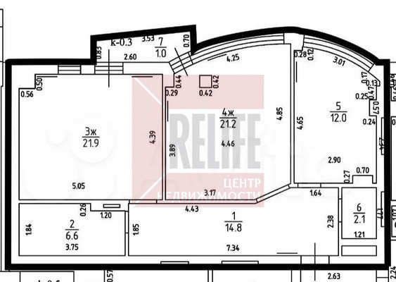 Продам двухкомнатную (2-комн.) квартиру, Фортовая дорога ул, 9, Калининград г