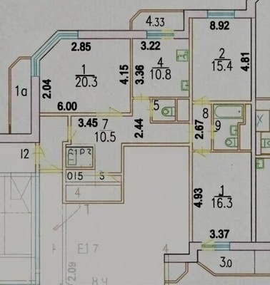 Продам трехкомнатную (3-комн.) квартиру, Изюмская ул, 46, Москва г