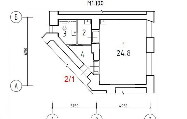 Продам коммерческое помещение 36 м2, 1-я Миусская ул, 24/22 3, Москва г