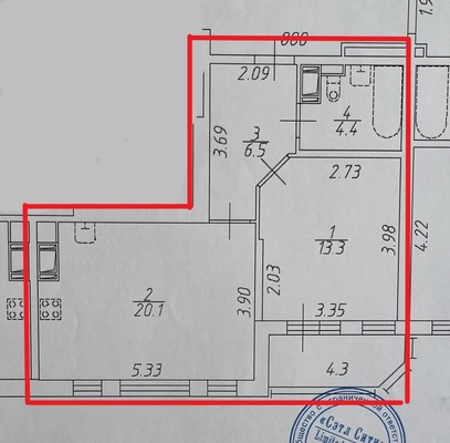 Продам однокомнатную (1-комн.) квартиру, Кондратьевский пр-кт, 68к4, Санкт-Петербург г
