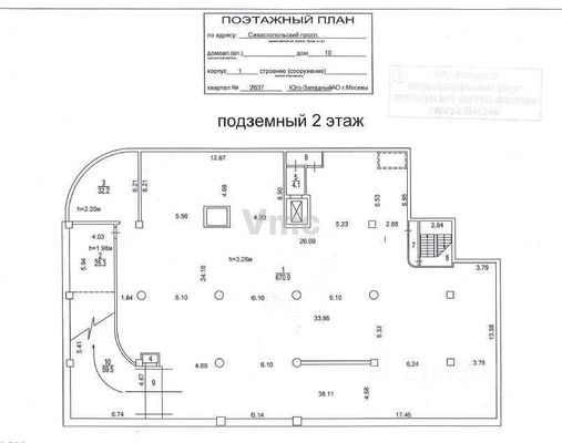 Продам коммерческое помещение 3 826 м2, Севастопольский пр-кт, 10к1, Москва г