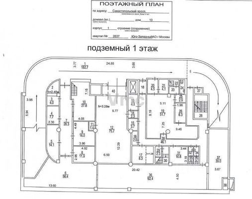 Продам коммерческое помещение 3 826 м2, Севастопольский пр-кт, 10к1, Москва г