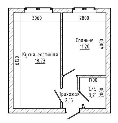 Продам двухкомнатную (2-комн.) квартиру, Кабардинская ул, 195кБ, Нальчик г