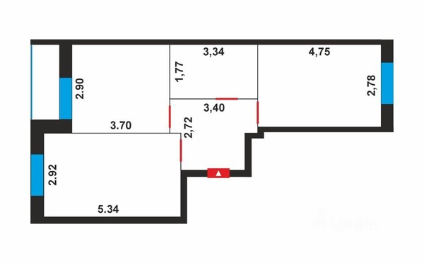 Продам двухкомнатную (2-комн.) квартиру, Дружбы (Зенино ЖК Самолёт мкр.) ул, 5к2, Люберцы г