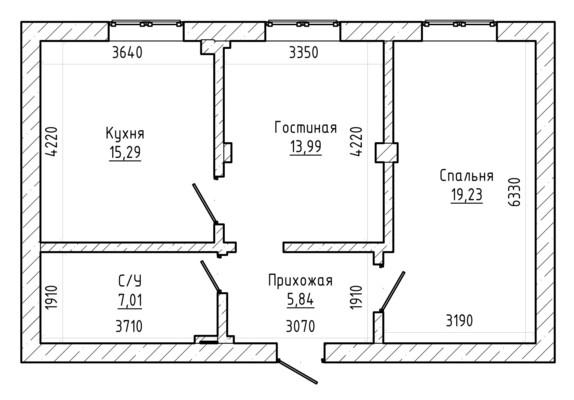 Продам двухкомнатную (2-комн.) квартиру, Эльбрусская ул, 19, Нальчик г