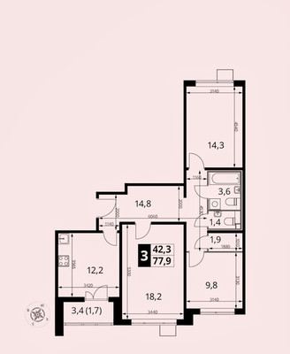 Продам трехкомнатную (3-комн.) квартиру, Мира ул, 8, Люберцы г