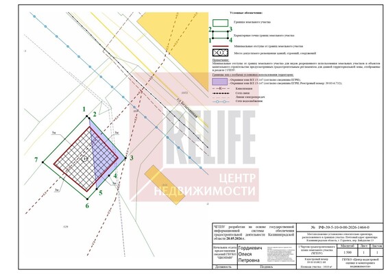 Продам землю для коммерческого использования 22 соток, ИЖС, Байдукова пер, 15, Гурьевск г