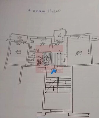 Продам двухкомнатную (2-комн.) квартиру, Полковника Ефремова ул, 1, Калининград г