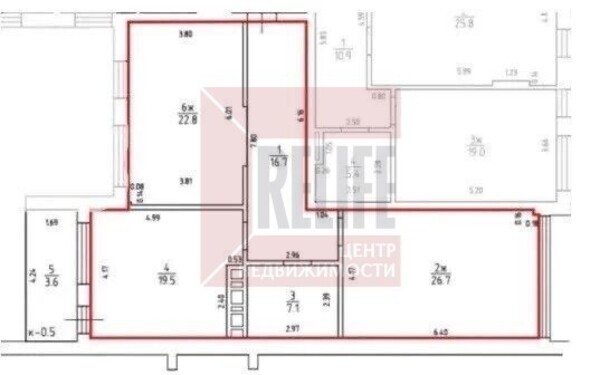 Продам двухкомнатную (2-комн.) квартиру, Гагарина ул, 87, Зеленоградск г