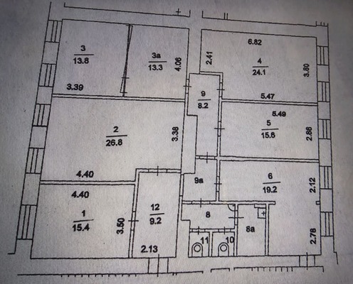 Продам офисное помещение 158 м2, 2-й Смоленский пер, 1/4, Москва г