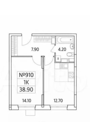 Продам однокомнатную (1-комн.) квартиру, Мира ул, 2, Люберцы г