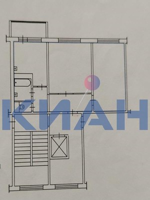 Продам двухкомнатную (2-комн.) квартиру, Водопьянова ул, 8а, Красноярск г