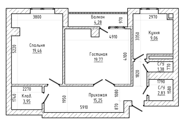 Продам двухкомнатную (2-комн.) квартиру, Московская ул, 12, Нальчик г