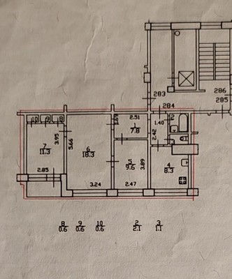 Продам трехкомнатную (3-комн.) квартиру, Наличная ул, 36Ак3, Санкт-Петербург г