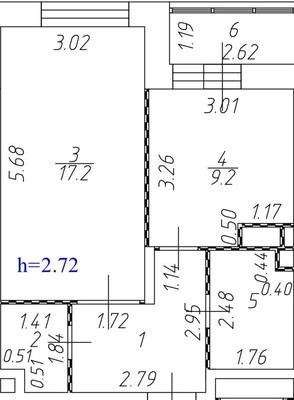 Продам однокомнатную (1-комн.) квартиру, Кирова (Центральный мкр.) ул, 17к1, Домодедово г