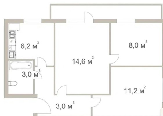 Продам трехкомнатную (3-комн.) квартиру, 4-я Новокузьминская ул, 5, Москва г