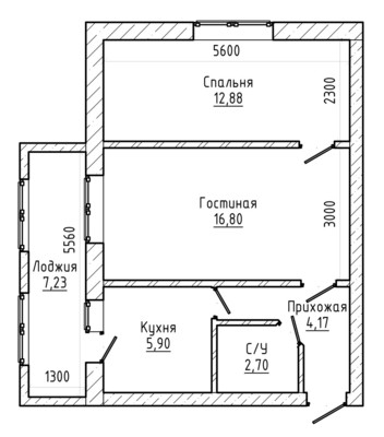 Продам однокомнатную (1-комн.) квартиру, Толстого ул, 188, Нальчик г