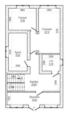 Продам трехкомнатную (3-комн.) квартиру, 2 Таманской Дивизии ул, 61, Нальчик г