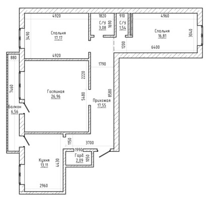 Продам трехкомнатную (3-комн.) квартиру, Кирова ул, 331/13, Нальчик г