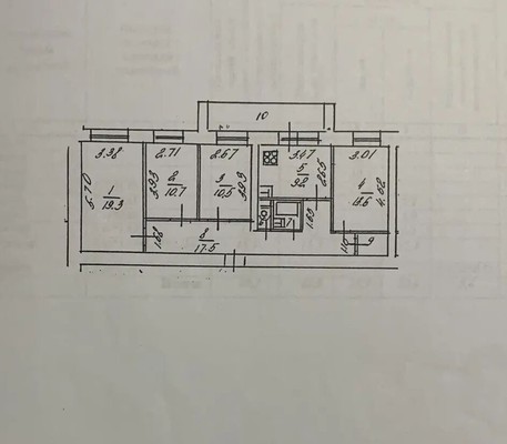 Продам многокомнатную квартиру, 2-я Ватутинская ул, 2, Десеновское п