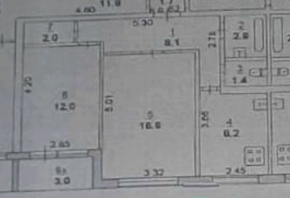 Продам двухкомнатную (2-комн.) квартиру, Михаила Нагибина пр-кт, 37, Ростов-на-Дону г
