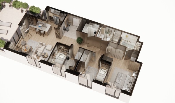 Продам трехкомнатную (3-комн.) квартиру, Летниковская ул, 6к2, Москва г